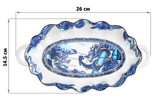 Блюдо для нарезки 'Китайский Дракон' 26 х 14.5 см 2