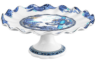 Подставка под торт 'Китайский Дракон' на ножке, 25.5 см