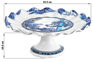 Подставка под торт 'Китайский Дракон' на ножке, 25.5 см 2