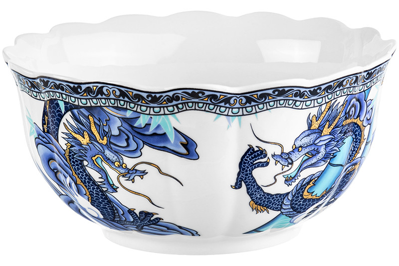 Салатник 'Китайский Дракон' 850 мл, голубой