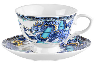 Чайная пара 'Китайский Дракон' чашка на ножке, 250 мл