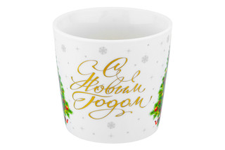 Кружка 'Праздничная ель' 380 мл, с золотом 3