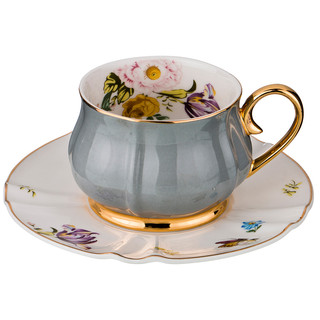 Чайная пара 'Времена года' 200 мл, серая