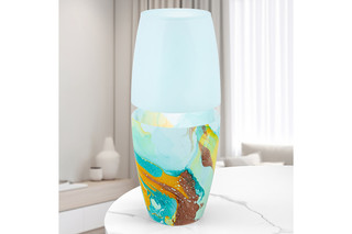 Ваза 2 л, 'Голубая' бочонок 7