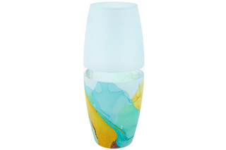 Ваза 2 л, 'Голубая' бочонок 4