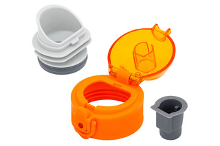 Термокружка 500 мл 'Красно-оранжевая' 7