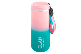 Термокружка 500 мл 'Розово-бирюзовая' 6