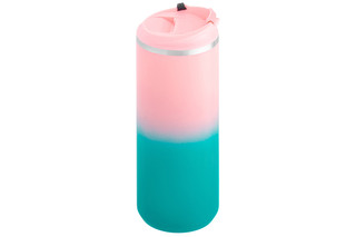 Термокружка 500 мл 'Розово-бирюзовая' 8
