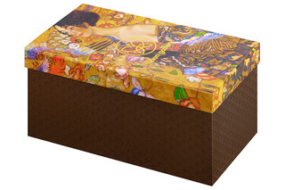 Ваза 1,5 л 'Дама с веером' квадрат, NEW BONE CHINA 6