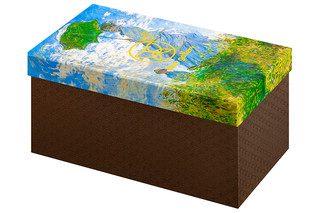 Ваза 1,5 л 'Прогулка' квадрат, NEW BONE CHINA 6