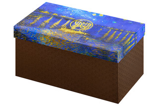 Ваза 1,5 л 'Звездная ночь над Роной' квадрат, NEW BONE CHINA 10