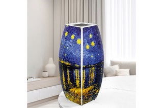 Ваза 1,5 л 'Звездная ночь над Роной' квадрат, NEW BONE CHINA 11