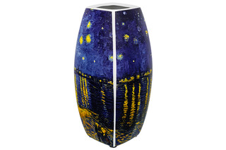 Ваза 1,5 л 'Звездная ночь над Роной' квадрат, NEW BONE CHINA 2