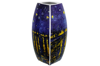 Ваза 1,5 л 'Звездная ночь над Роной' квадрат, NEW BONE CHINA 4