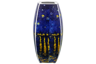 Ваза 1,5 л 'Звездная ночь над Роной' квадрат, NEW BONE CHINA 7