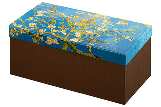 Ваза 3,15 л 'Цветущий миндаль' квадрат, NEW BONE CHINA 10