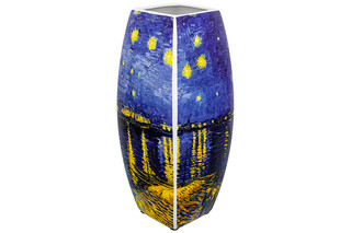 Ваза 3,15 л 'Звездная ночь над Роной' квадрат, NEW BONE CHINA