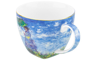 Чашка 250 мл с блюдцем для десерта 'Прогулка' 7