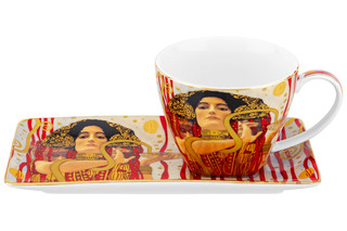 Чашка 250 мл с блюдцем для десерта 'Медицина'