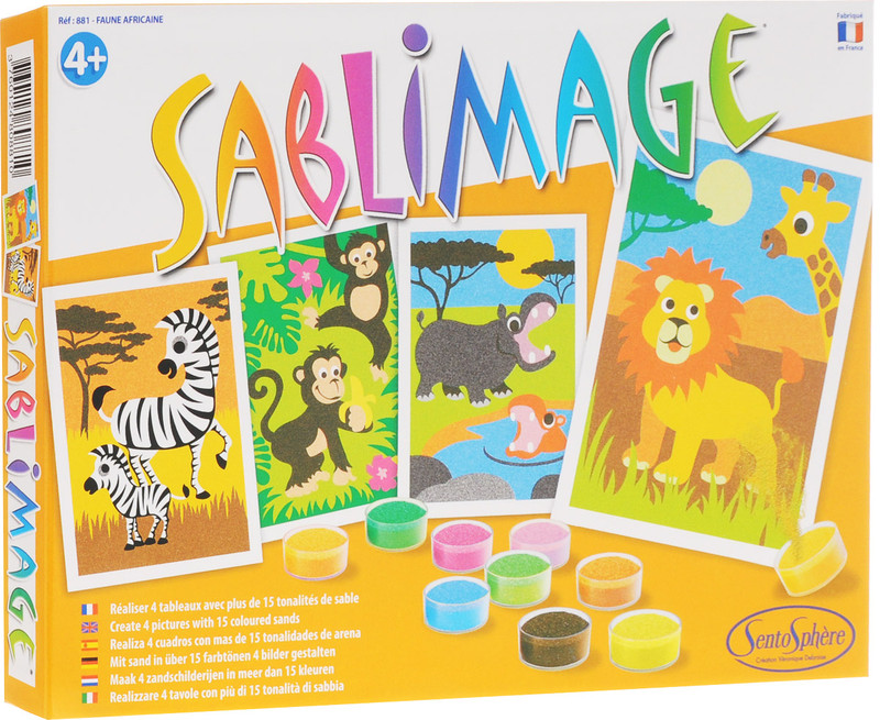 SentoSphere Набор для создания картины из песка 'Африка'