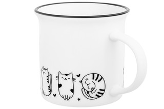 Кружка 240 мл 'Без кота жизнь не та. Жизнь котят' 3