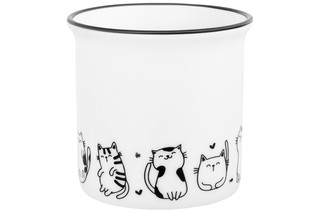 Кружка 240 мл 'Без кота жизнь не та. Жизнь котят' 4