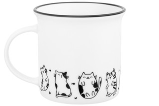 Кружка 240 мл 'Без кота жизнь не та. Жизнь котят' 5