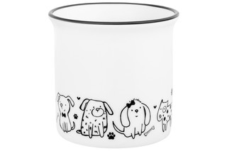 Кружка 240 мл 'Жизнь собак. Праздник у щенят' 5