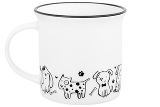 Кружка 240 мл 'Жизнь собак. Праздник у щенят' 6