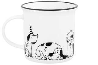 Кружка 240 мл 'Жизнь собак. Праздник у собак' 6