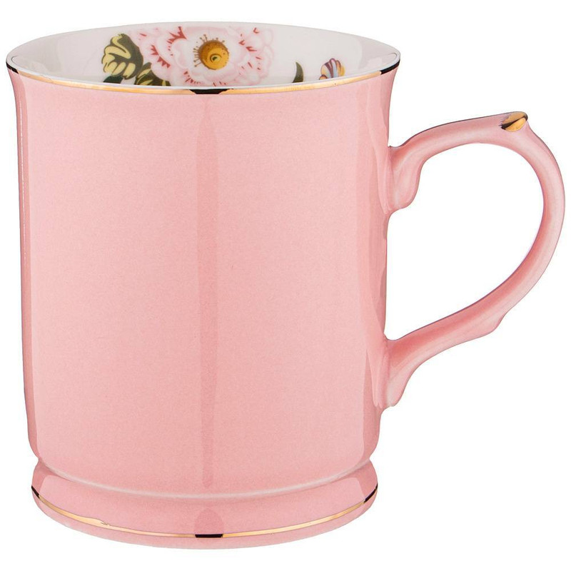 Кружка 'Времена года' 420 мл, розовая