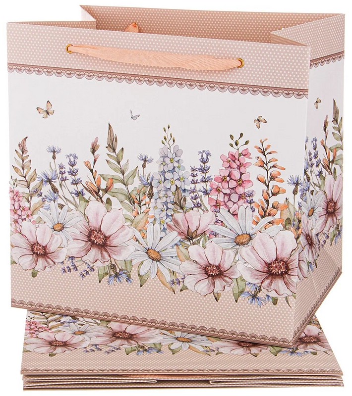 Пакет бумажный 'Дворцовый парк' 30х30х25 см. Цена за 1 шт.