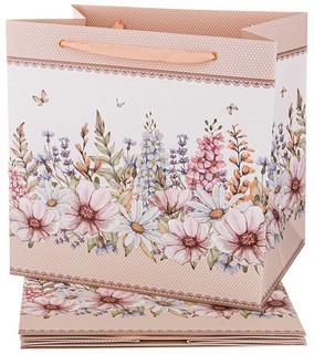 Пакет бумажный 'Дворцовый парк' 30х30х25 см. Цена за 1 шт.