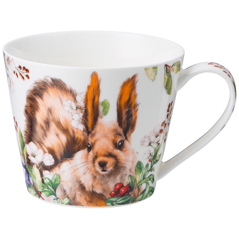 Кружка 'Лесная сказка' 450 мл (белка)