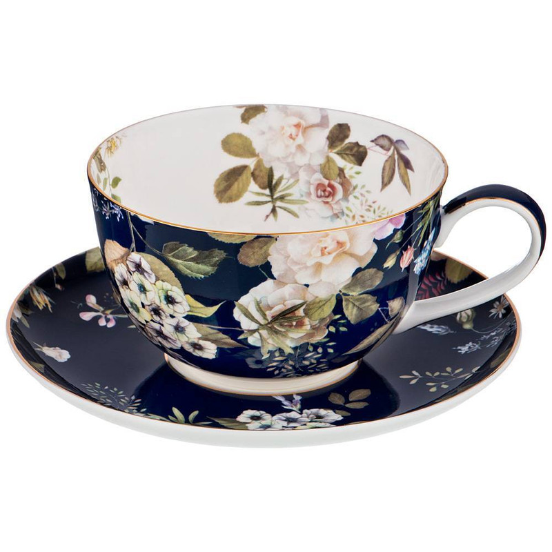 Чайная пара 'Кобальт' 300 мл