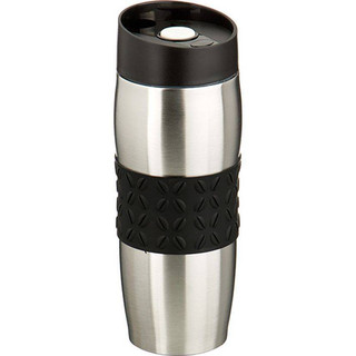 Термокружка 'Midnight' 400 мл, силиконовая вставка, кнопка-ст...