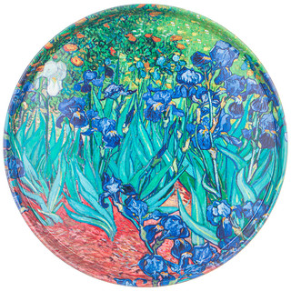 Поднос сервировочный 'Классика. Ирисы' 33 см