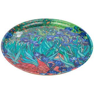 Поднос сервировочный 'Классика. Ирисы' 33 см 2