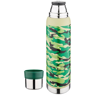 Термос Agness с узким горлом, 2 крышки-чашки, 1000 мл 3