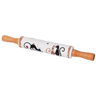 Скалка 'Парижские коты' 43 см, силикон