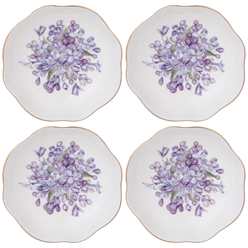 Набор розеток 'Lilac' 4 шт, 10 см