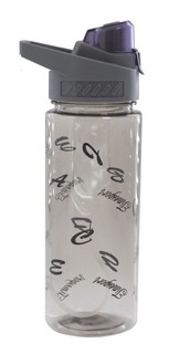 Бутылка для воды 500 мл, Alingar, спортивная, пластик, серый