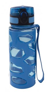 Бутылка для воды 500 мл, Alingar, пластик, держатель, голубой