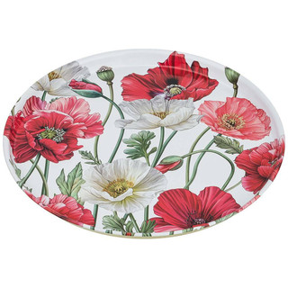 Поднос сервировочный 'Маки' 33 см 2