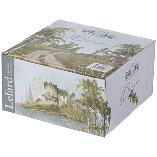 Чайная пара 'Березки' 300 мл, деревянное блюдце 2