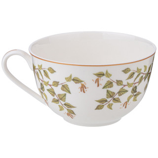 Чайная пара 'Березки' 300 мл, деревянное блюдце 3