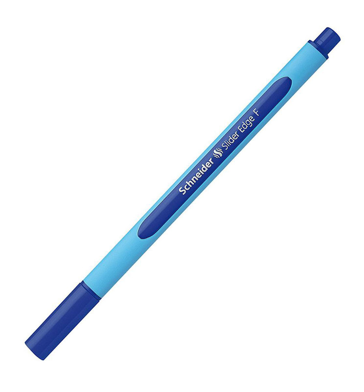 Ручка шариковая Schneider Slider Edge, F, линия 0.4 мм, синий цвет чернил 