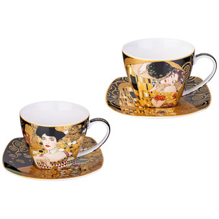 Чайный набор 'Поцелуй' (Г.Климт) на 2 персоны, 4 предмета, 25...
