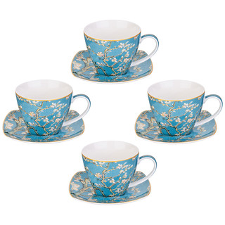 Чайный набор 'Цветущий миндаль' (В.Ван Гог) на 4 персоны, 8 п...