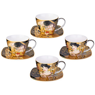 Чайный набор 'Поцелуй' (Г.Климт) на 4 персоны, 8 предметов, 2...